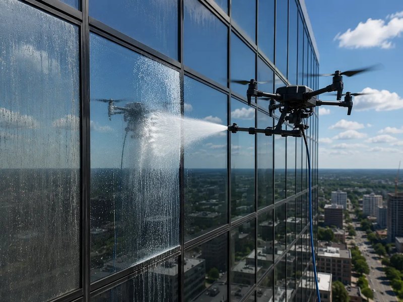High-Rise Window Cleaning service